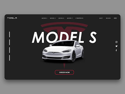 Tesla Landing Page