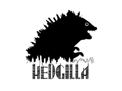 Logo design Hedgilla 🦔 #1 character graphic design hedgehog hedgilla illustrator logo logo design negative space logo vector design vector logo weeklywarmup