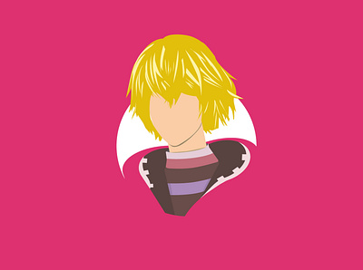 Shulk - Minimalist Character Design 2d characterdesign illustration illustrator minimalist videogame