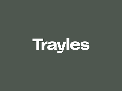 Trayles branding logo minimal typography