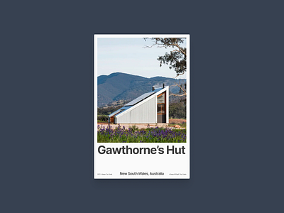 Poster: Gawthorne's Hut poster typography