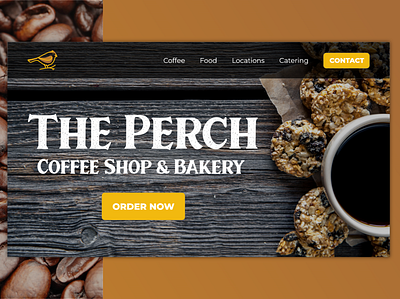 Coffee Shop Web Design adobe xd adobe xd design typography ui ux web web design web design and development web designer website