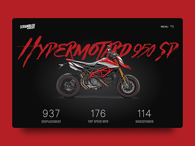 Ducati Web Design adobe xd adobe xd design bike branding ducati motorcycle motorsport photoshop ui ux web web design
