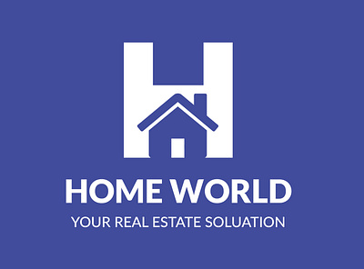 Home World brand design brand identity branding estate home world home world logo design real estate