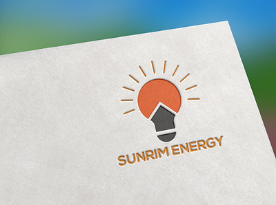 Sunrim Energy brand design design electric electronics light logo logo design mockup unique