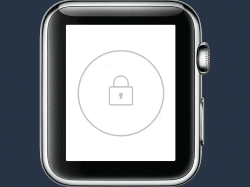 Garage Door Opener App animation app apple watch flat gif interface ui user interface ux watch widget