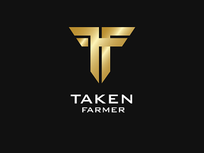 TAKEN FARMER branding concepts design farmer leader logo taken tflogo ui ux vecor