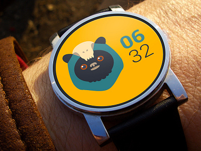 Ewoks watch faces androidwear ewoks illustration starwars watch