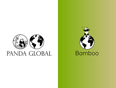 PandaGlobal-Bamboo-Dailylogochallenge dailylogochallenge design logo panda