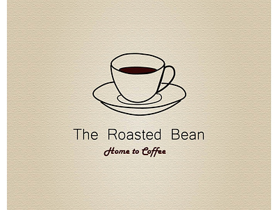 The Roasted Bean coffee dailyuichallenge logo