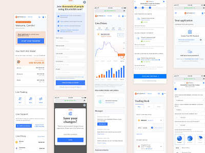 UI Cryptocurrency Investing App admin bitcoin cryptocurrency dashboard investing ios ira minimal mobile stats stats ui webdesign