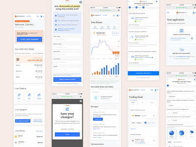 UI Cryptocurrency Investing App