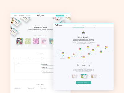 Babyfood Subscription Website UI baby colorful colorful design food fun game games illustration kids kids illustration playful ui ui design uidesign uxdesign