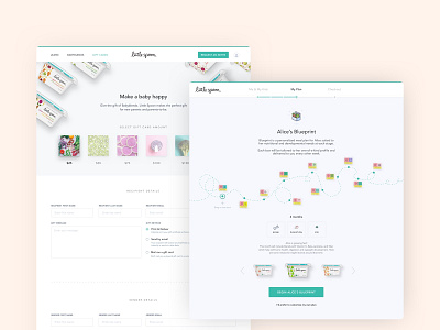 Babyfood Subscription Website UI