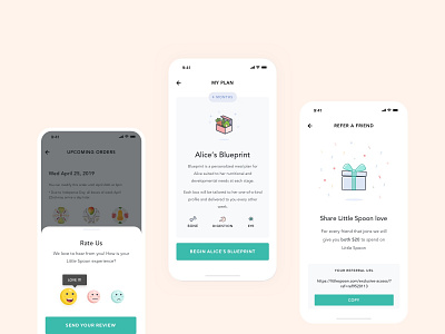 Babyfood Ecommerce Mobile UI