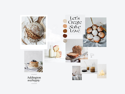 Moodboard for Modern Bakery