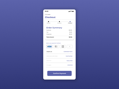 Daily UI #002 - Credit Card Form