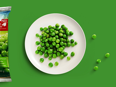 Peas food frozen food home page peas psd slider web design