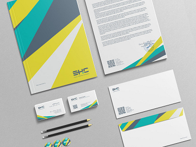 Stationery Design branding colorful logo stationery design