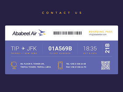 Contact Page air ticket contact page ui website