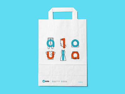 Bag bag branding laundry logo