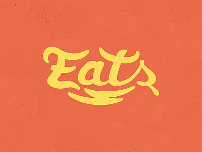 Eats logo break break media food hand drawn lettering logo made man script tykoe tyler koeller type typography