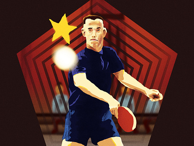 They decided the best way forrest gump illustration ping pong tom hanks