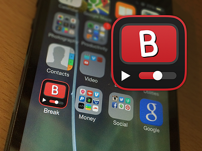 Break Icon app icon break defy defy media funny player tykoe video
