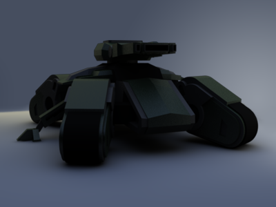 Siege Tank 3d animation cinema 4d starcraft 2 tank transform