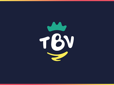 TBV blob bubbly crown logo young