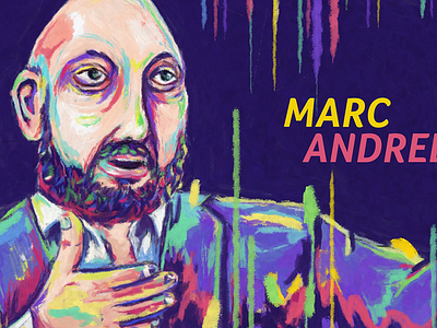 Marc Andreessen artwork ferriss illustration itunes kylebrush neon podcast show tim