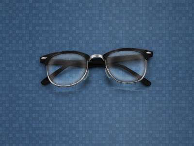 Pixels Glasses 50s 5154 caustic clubmaster glasses illustration pixels ray ban rayban tykoe tyler koeller