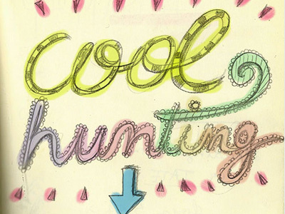 Cool Hunting - type + web project coolhunting typography web