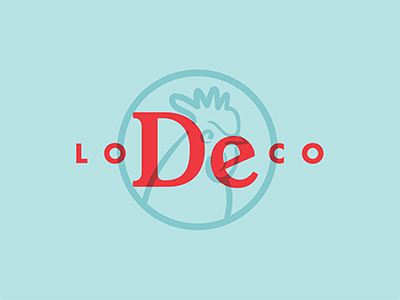 Lonely Designer's Coalition Logo branding illustration logo rooster