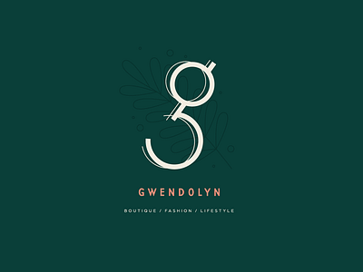 Gwendolyn boutique branding daily logo challenge fashion flat g graphic design illustration logo typography vector