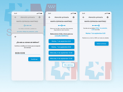 Redesign Salud Madrid app design mobile app mobile ui redesign ui ux
