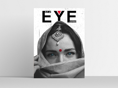 Art of eye contact design graphic design posterdesign typography
