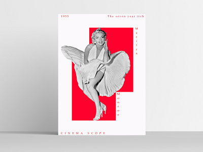 Marilyn Monroe design graphic design posterdesign typography