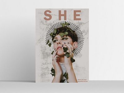 SHE design graphic design posterdesign typography