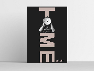 Time design graphic design posterdesign typography