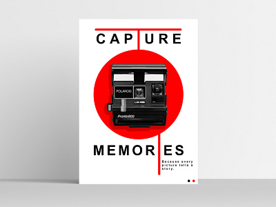 Capture memories design graphic design posterdesign typography