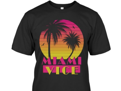 Miami Vice - VHS Sunset T-Shirt