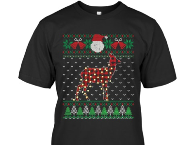 Funny Deer Ugly Sweater Christmas T-Shirt website link 👇