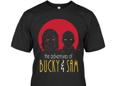 Adventures of Bucky & Sam T-Shirt website link 👇