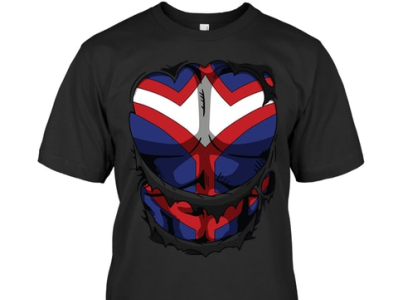 All Might costume T-Shirt website link 👇