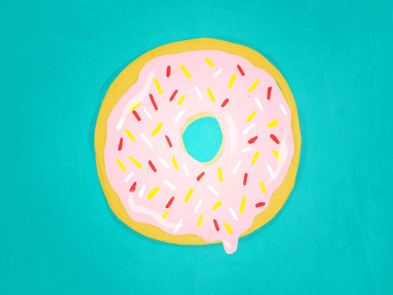 Donut Day ! animation donut donut day drip illustration