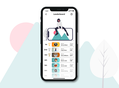 Daily UI - 019 - Leaderboard achievements dailyui leaderboard undraw