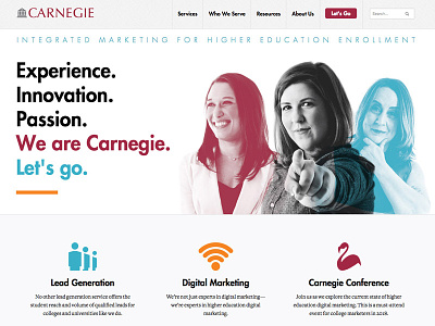 Carnegie Website css frontend html jquery responsive web design websites