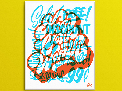 Know Your Worth customlettering design illustration lettering print printmaking risograph screenprint typography