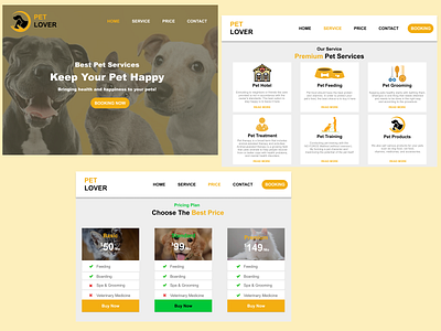 Petshop - Web Design design ui website